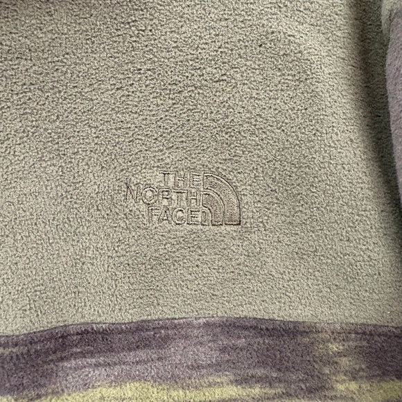 The North Face Fleece Pullover XL Green - Picture 4 of 8